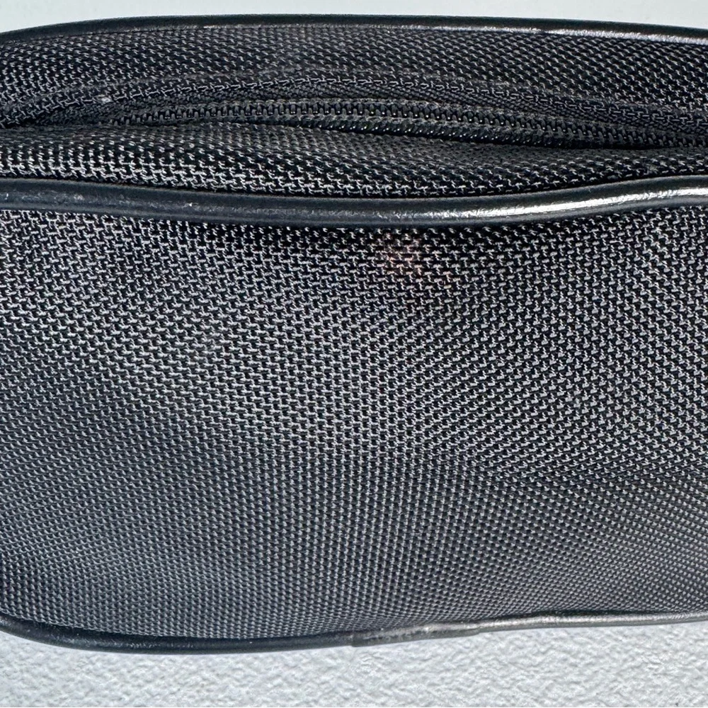 Ermenegildo Zegna Black Toiletry Bag.